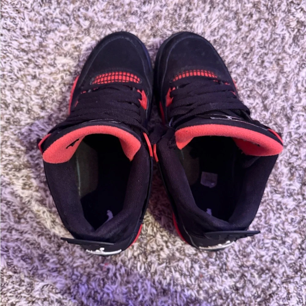 Kids Black and Red Sneakers - Picture 2 of 4